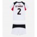 AC Milan Pervis Estupinan #2 Bortedraktsett Barn 2025-26 Korte ermer (+ Korte bukser)